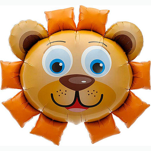(Closeout) Lion Head Shape Balloons 35"