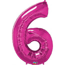 Number 6 Balloons