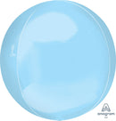 Pastel Blue Orbz Balloons 21" 1pc.