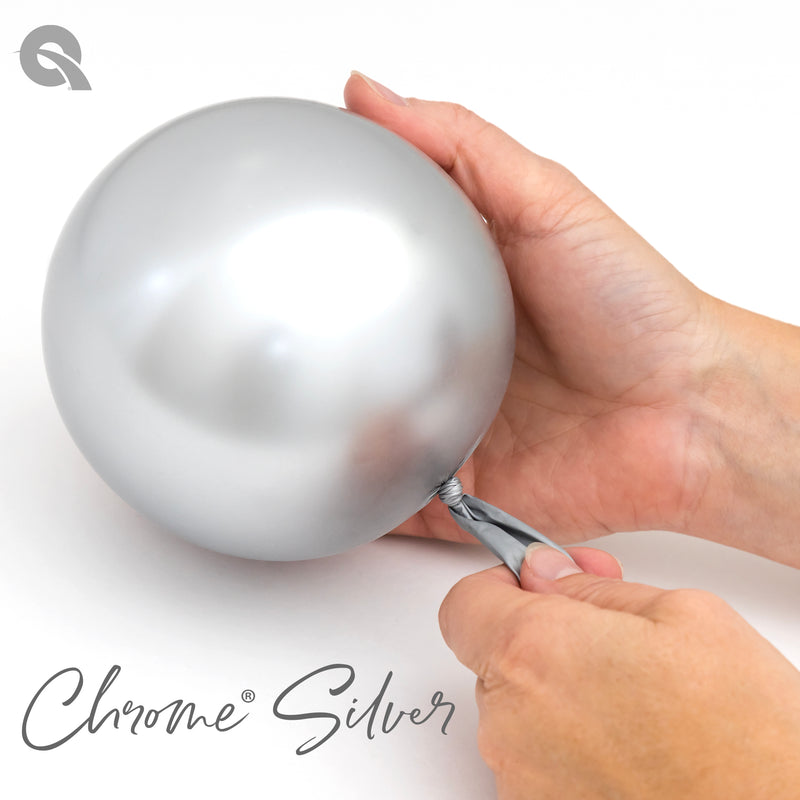 Qualatex Balloons Chrome Silver Size Selections