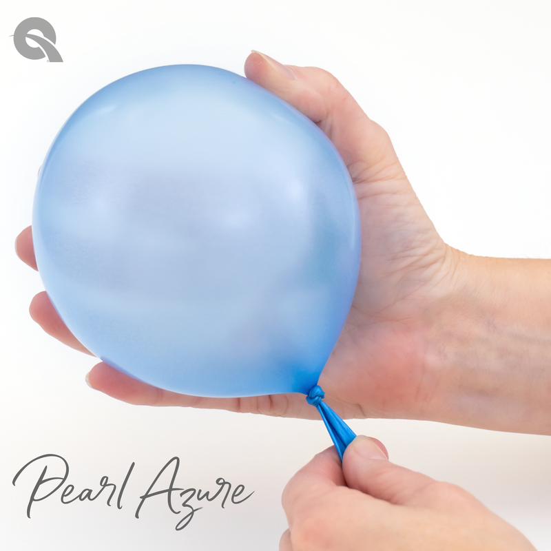 Qualatex Balloons Pearl Azure Size Selections