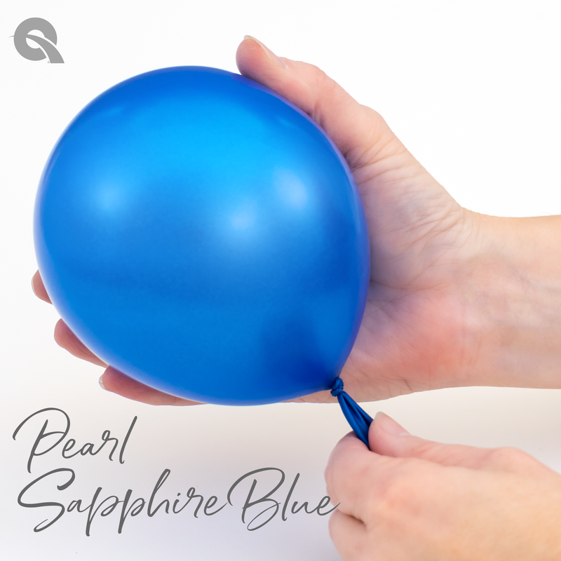 Qualatex Balloons Pearl Sapphire Blue Size Selections