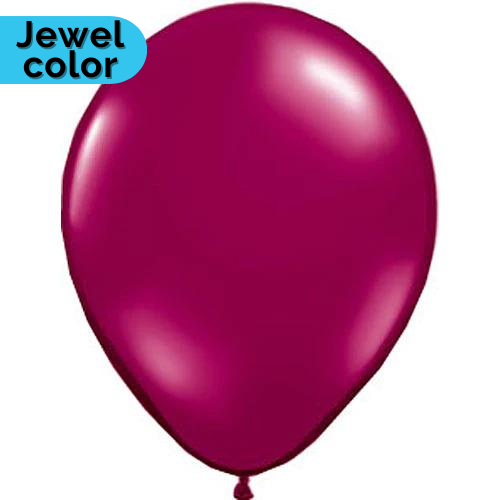 (Closeout) Qualatex Balloons Sparkling Burgundy 5in. 100pc.
