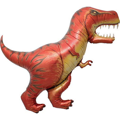 T-Rex Brown Dinosaur Shape Balloons 47"