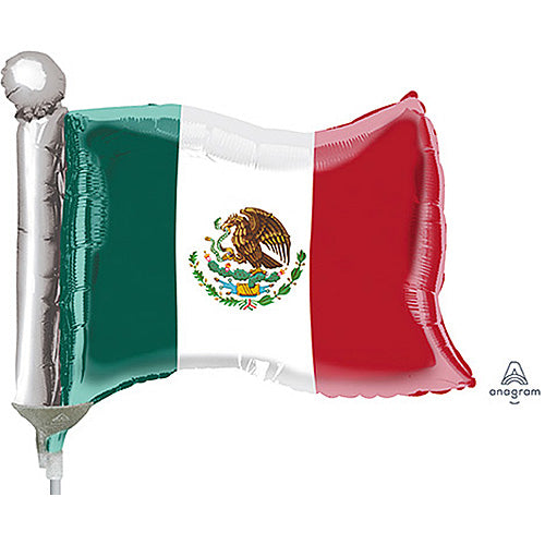 Mexican Flag Balloons Mini Shape