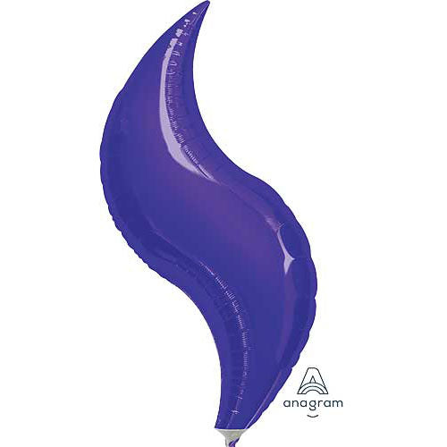 Purple Curves Balloons Size Selections