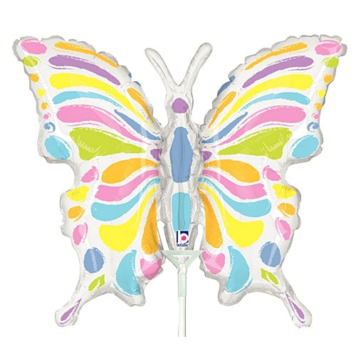 Pastel Butterfly Balloons 14"