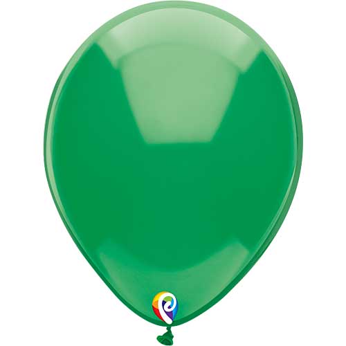 Funsational Balloons Crystal Green 12" 50ct.