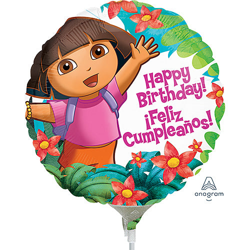 Birthday Dora Cumpleaños Balloons 9"