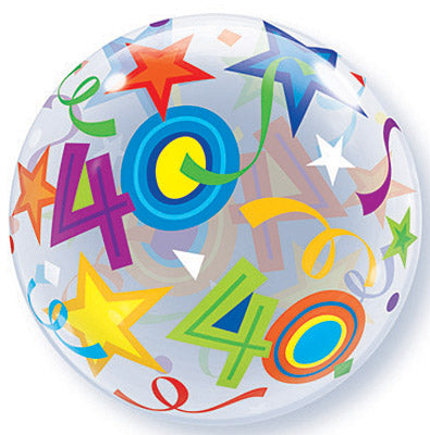 (Closeout) 40 Bubble Balloons 22in.