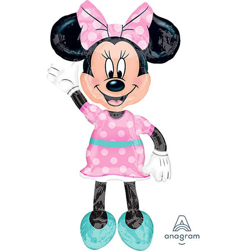 Minnie Mouse Airwalker Shape Balloons 46"