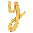 Script Letter Y Balloons 24"