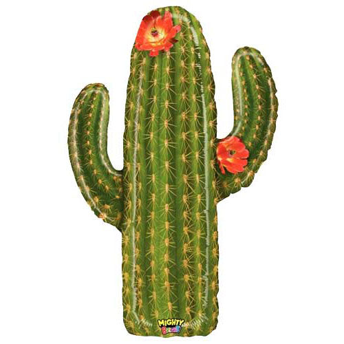 Mighty Cactus Shape Balloons 41"