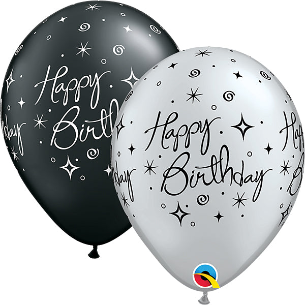 Qualatex Balloons Birthday Elegant Sparkles 11" E084