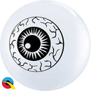 (Closeout) Qualatex Balloons Evil Eye On White 5"