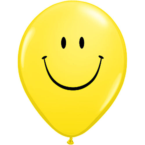 Qualatex Balloons Yellow Smiley Face Latex Size Selections