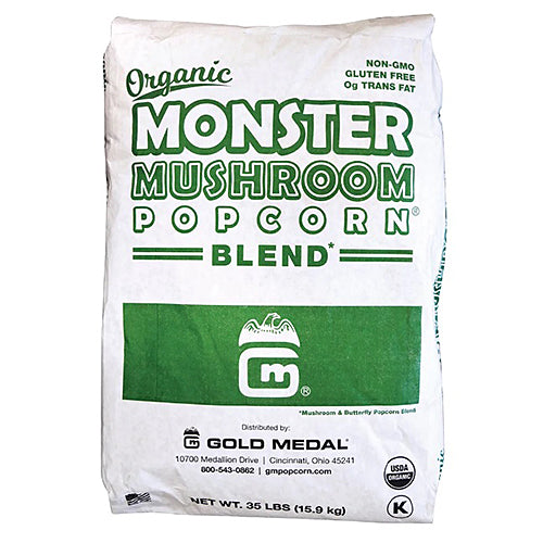 Organic Monster Mushroom Pop Popcorn 35 lbs.