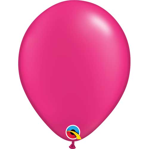 Qualatex Balloons Pearl Magenta Size Selections
