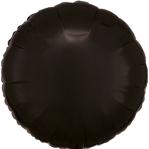 Black Foil Round Balloons Size Selections