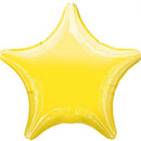Metallic Yellow Foil Star Balloon 19"