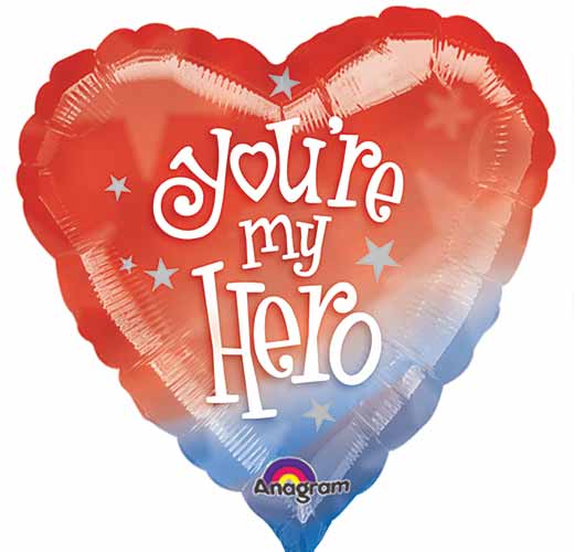 You're My Hero Balloons 18in.