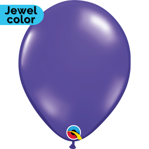 Qualatex Balloons Quartz Purple Size Selections