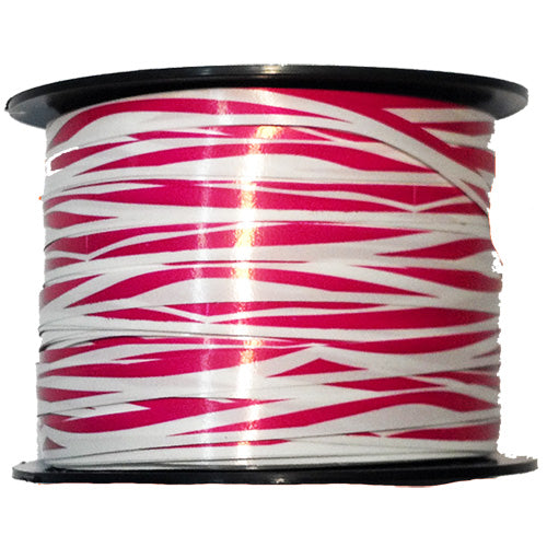 (Closeout) Pink Zebra Print Ribbon 1/4in. x 200yds.