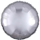 Silver Foil Round Balloons Size Selections