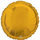 Gold Foil Round Balloons Size Selections