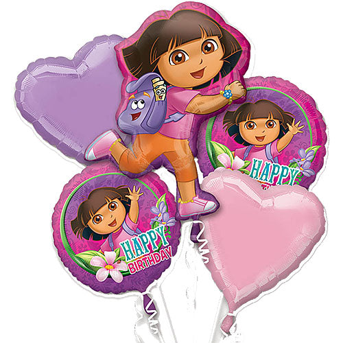 (Closeout) Dora The Explorer Bouquet Balloons