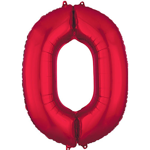 Number 0 Balloons