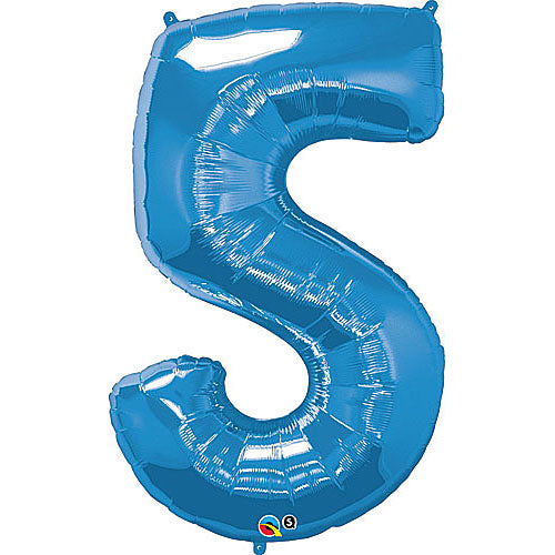 Number 5 Balloons