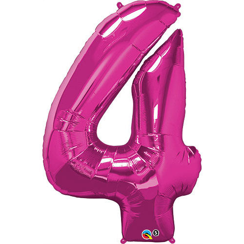 Number 4 Balloons