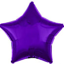 Quartz Purple Foil Star Balloons Size Selections