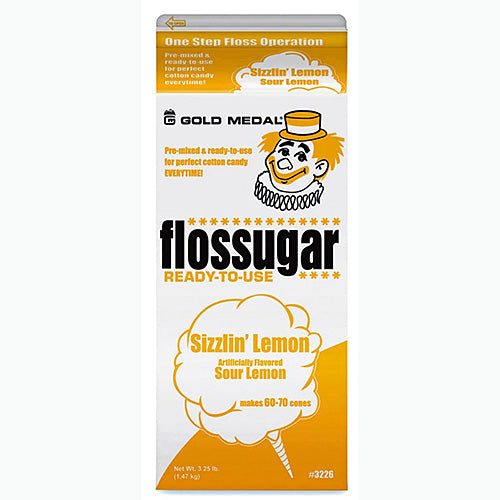 Sour Lemon Floss Sugar Case (6ct)