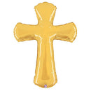 Gold Cross Balloons 39"
