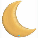 (Closeout) Gold Crescent Moon Balloons Size Selections