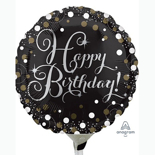 Sparkling Birthday Balloons 9"