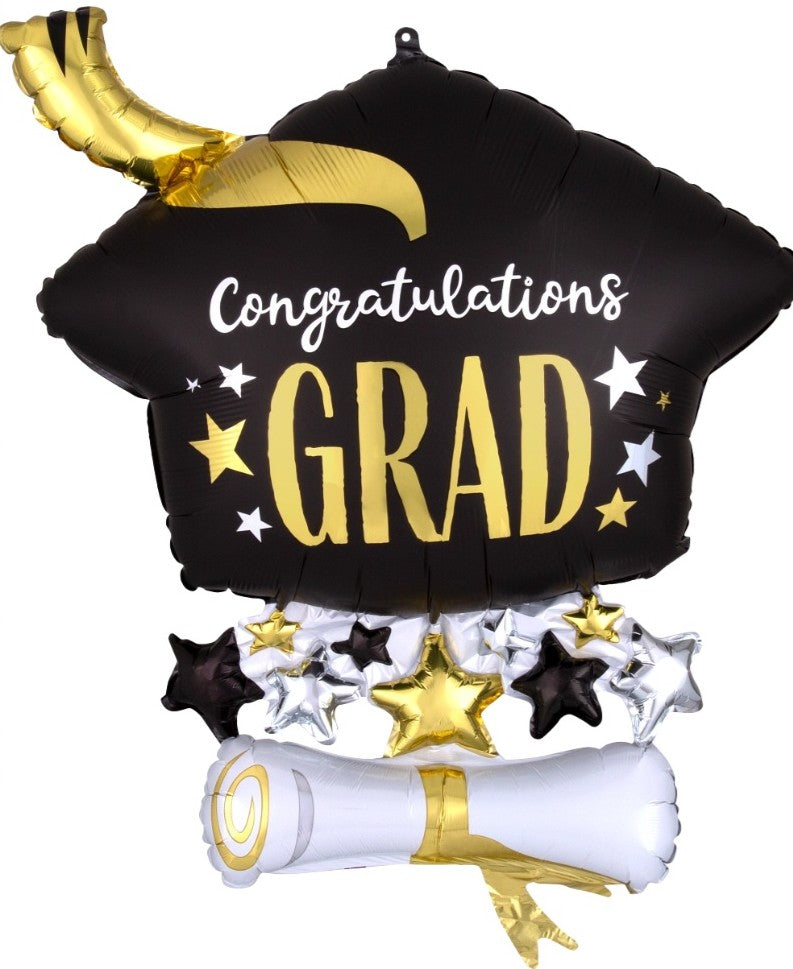 Grad Cap & Diploma Shape 25