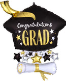 Grad Cap & Diploma Shape 25"