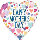 Mother's Day Sprinkled Hearts 18"