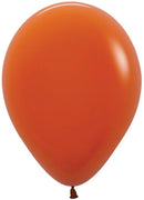 Sempertex Balloons Deluxe Sunset Orange Size Selections