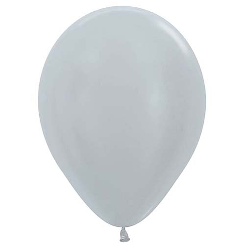 Sempertex Balloons Metallic Silver Size Selections