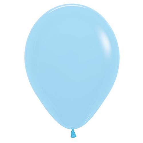 Sempertex Balloons Pastel Matte Blue Size Selections