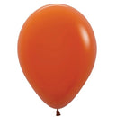 Sempertex Balloons Deluxe Sunset Orange Size Selections