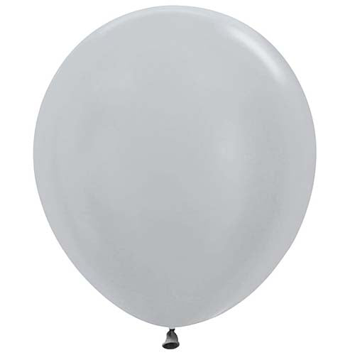 Sempertex Balloons Metallic Silver Size Selections