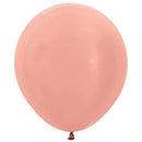 Sempertex Balloons Metallic Rose Gold Size Selections
