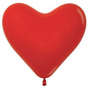 Sempertex Balloons Fashion Red Hearts Size Selections