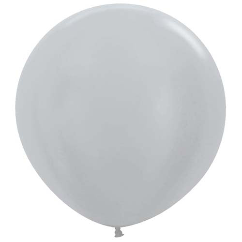 Sempertex Balloons Metallic Silver Size Selections