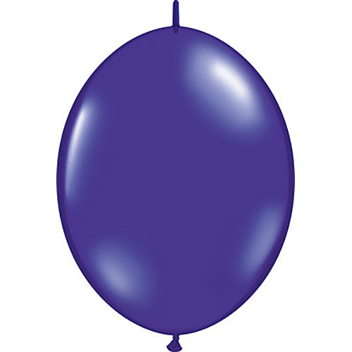 (Closeout) Qualatex Balloons Quartz Purple Quicklinks Size Selections